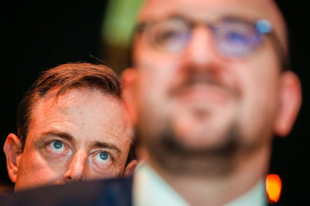 Bart De Wever - Charles Michel (Archivbild 2015: Thierry Roge/belga)