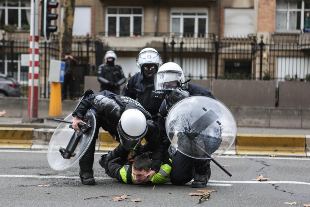 Gelbwesten-Proteste am 8.12. in Brüssel