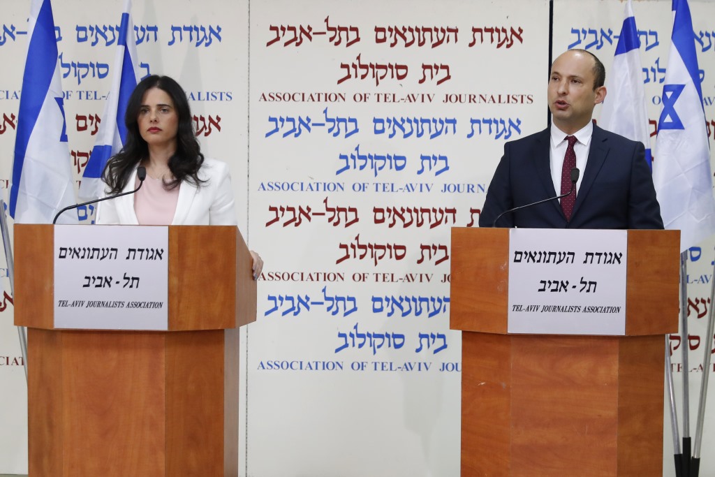 Justizministerin Ajelet Schaked und Erziehungsminister Naftali Bennett gründen eine neue Partei