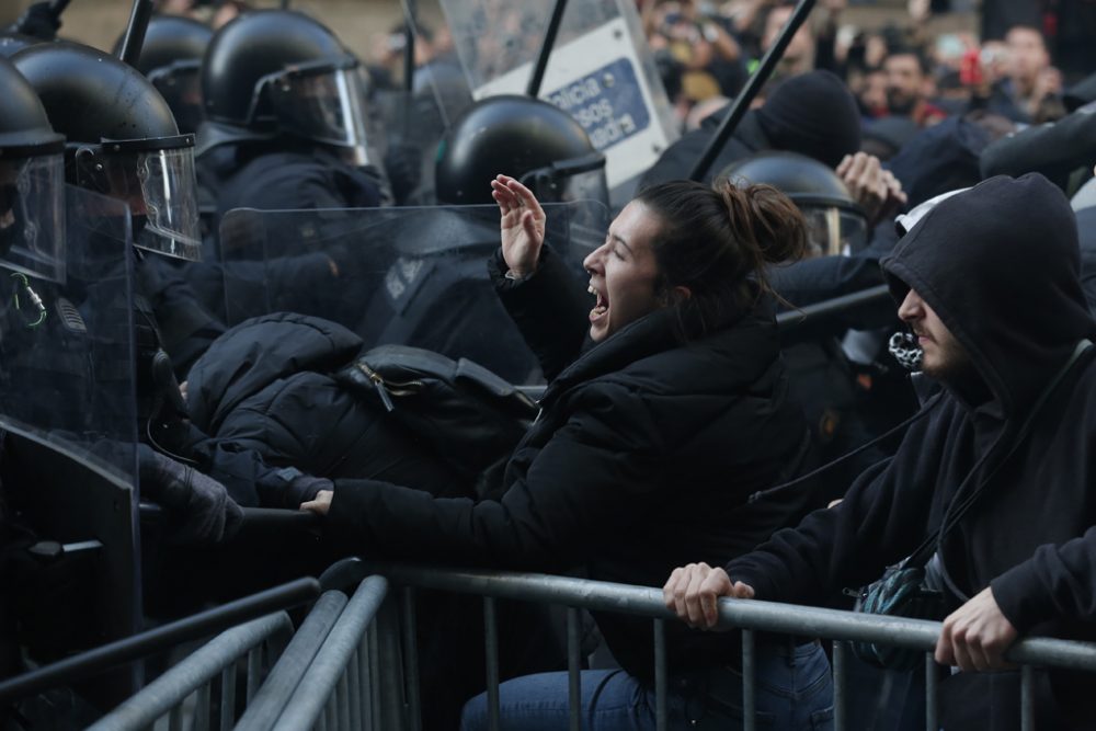 Proteste in Katalonien