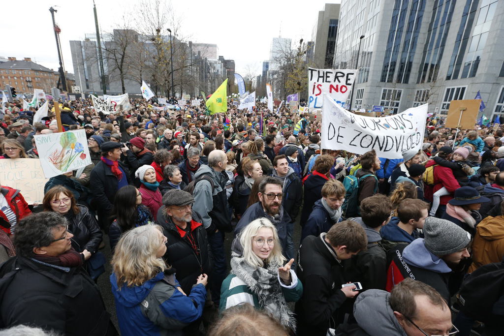 Klima-Marsch in Brüssel