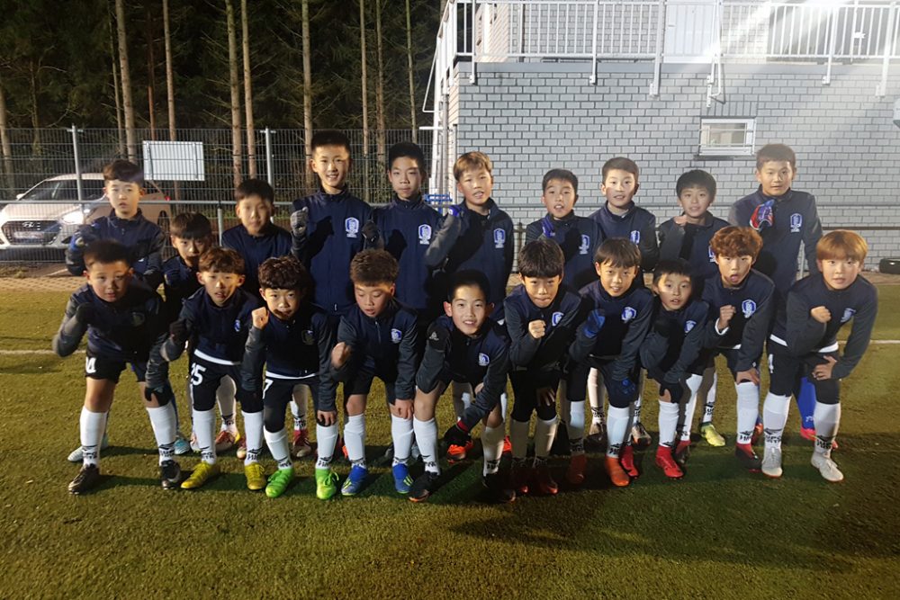 Nachwuchs aus Korea zu Gast bei der AS Eupen