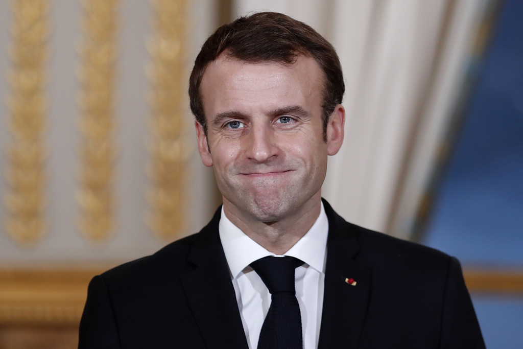 Frankreichs Präsident Emmanuel Macron (Bild: Benoit Tessier/Pool/AFP)