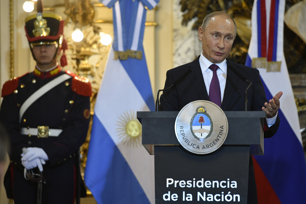 Wladimir Putin beim G20-Gipfel in Buenos Aires