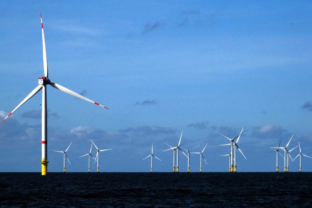 Offshore Windpark vor der belgischen Küste (Archivbild: Nicolas Maeterlinck/Belga)
