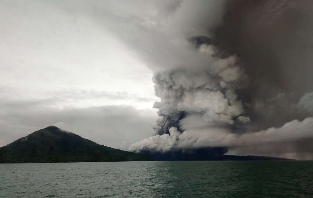 Anak Krakatoa Vulkan auf Indonesien (Bild: STR/AFP)