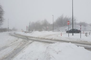 Schneetreiben in Ostbelgien (Bild: Lena Orban/BRF)