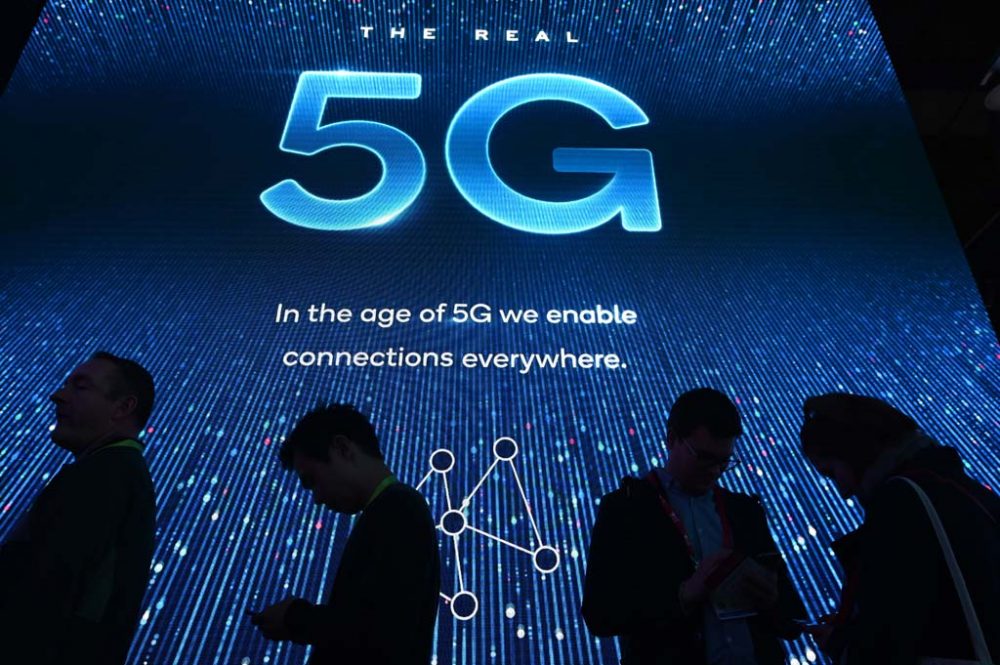 5 G - Schnelles Internet (Illustrationsbild: Robyn Beck/AFP)