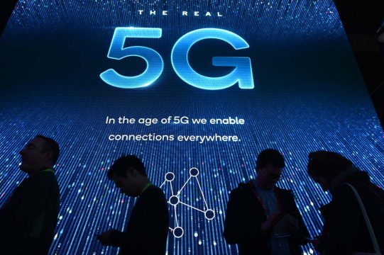 5 G - Schnelles Internet (Illustrationsbild: Robyn Beck/AFP)