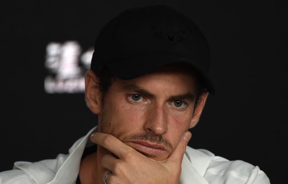 Andy Murray während einer Pressekonferenz nach seinem Aus bei den Australian Open