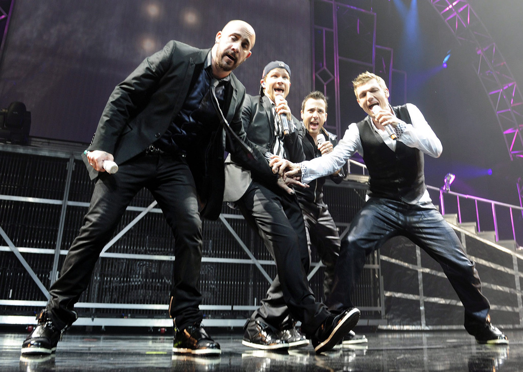 Die Backstreet Boys im November 2009 bei einem Konzert in Zürich