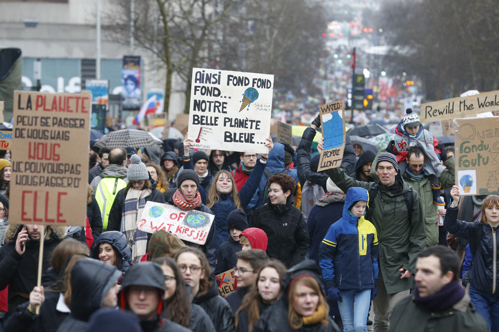 "Marsch für das Klima" in Brüssel