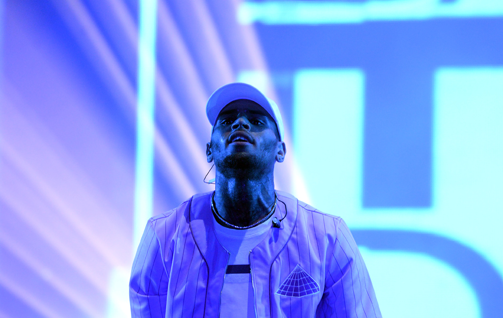 Chris Brown im Mai 2016 beim World Music Festival "Mawazine" in Rabat (Bild: Fadel Senna/AFP)