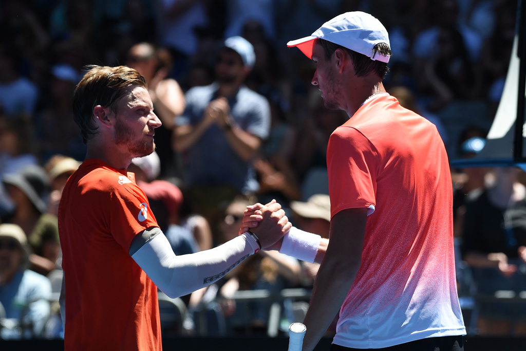 Nach Aus: David Goffin und Daniil Medvedev bei den Australian Open