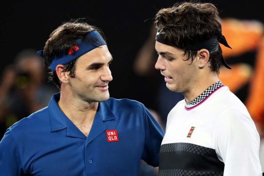 Roger Federer bei den Australian Open