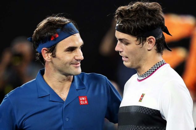 Roger Federer bei den Australian Open