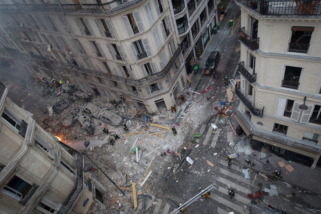 Gasexplosion in Paris (Bild: Carl Labrosse/AFP)