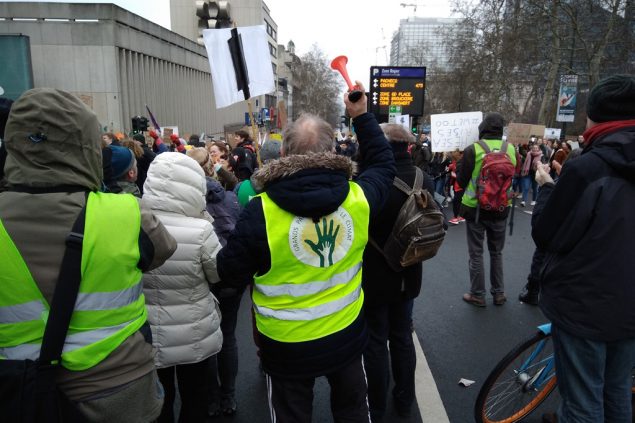 Klimademo in Brüssel (Bild: Manuel Zimmermann/BRF)