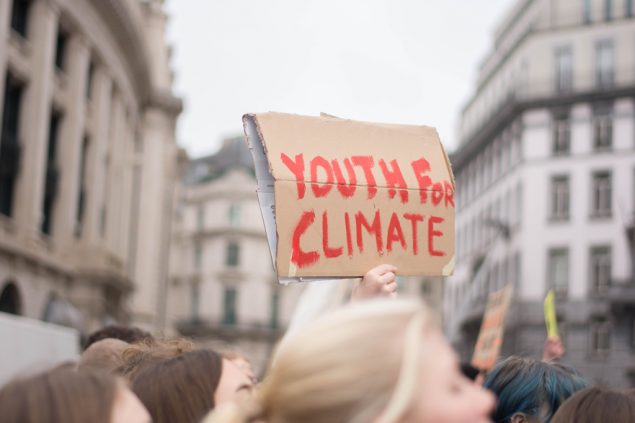 Protest für mehr Klimaschutz am 10. Januar in Brüssel (Bild: Laurent Lefebvre/Belga)