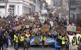 Klimaprotest am 24. Januar in Brüssel (Bild: Nicolas Maeterlinck/Belga)