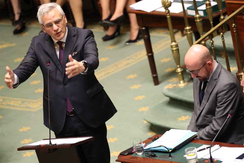 Vizepremier Kris Peeters und Premierminister Charles Michel (Bild: Benoit Doppagne/Belga)