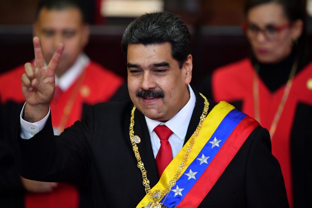 Venezuelas Präsident Maduro (Bild: Yuri Cortez/AFP)