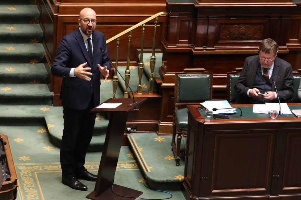 Charles Michel in der Kammer