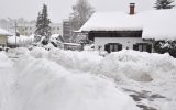 Schneechaos in Miesbach (Bild: privat)