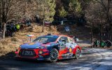 Thierry Neuville/Nicolas Gilsoul im Hyundai i20 WRC bei der Rallye Monte-Carlo