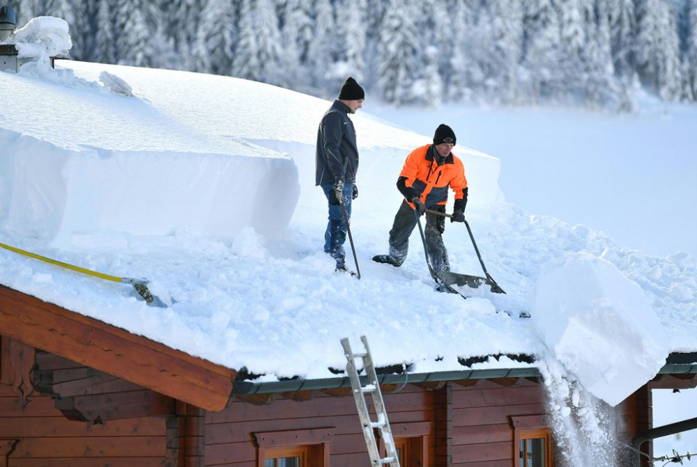 Schneechaos in Österreich