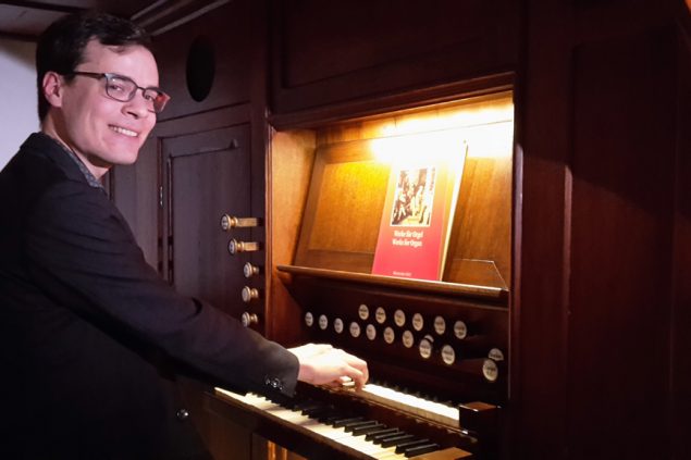 Der neue Orgelkurator im Kloster Heidberg, Fabien Moulaert