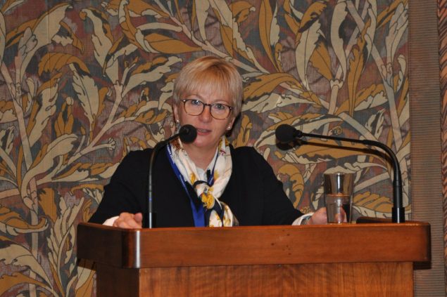 Patricia Creutz im Benelux-Parlament