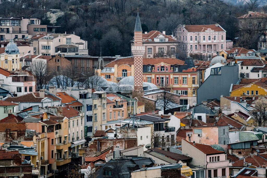 Blick auf die Altstadt von Plowdiw in Südbulgarien (Bild: Dimitar Dilkoff/AFP)