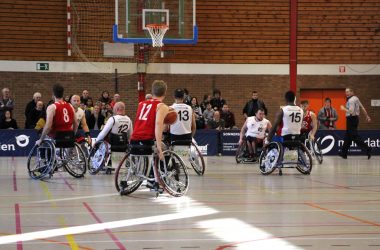 Rollstuhlbasketball: Roller Bulls vs. Köln in St. Vith (Bild: Christophe Ramjoie/BRF)