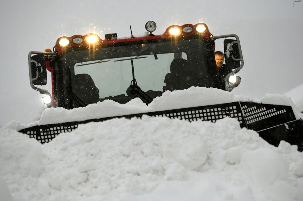 Schneechaos in Österreich und Bayern