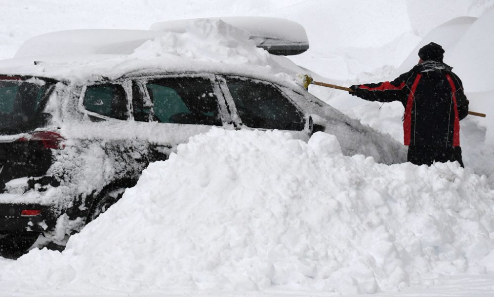 Schneechaos in Österreich und Bayern