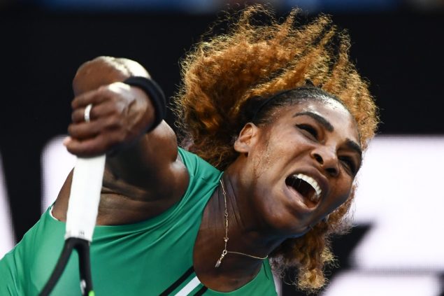 Serena Williams bei den Australian Open