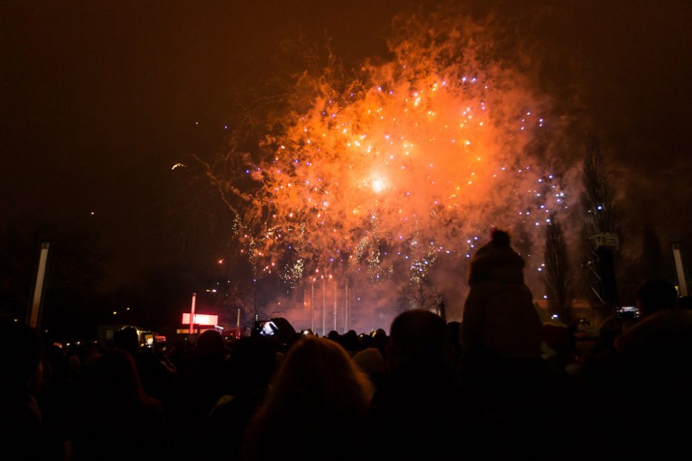 Silvesterfeier in Brüssel (Bild: James Arthur Gekiere/Belga)