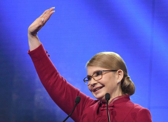 Julia Timoschenko am 22. Januar in Kiew (Bild: Genya Savilov/AFP)