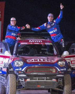 Jakub Przygonski und sein belgischer Beifahrer Tom Colsoul