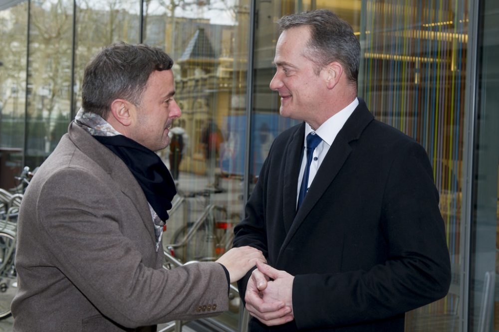 Xavier Bettel und Oliver Paasch