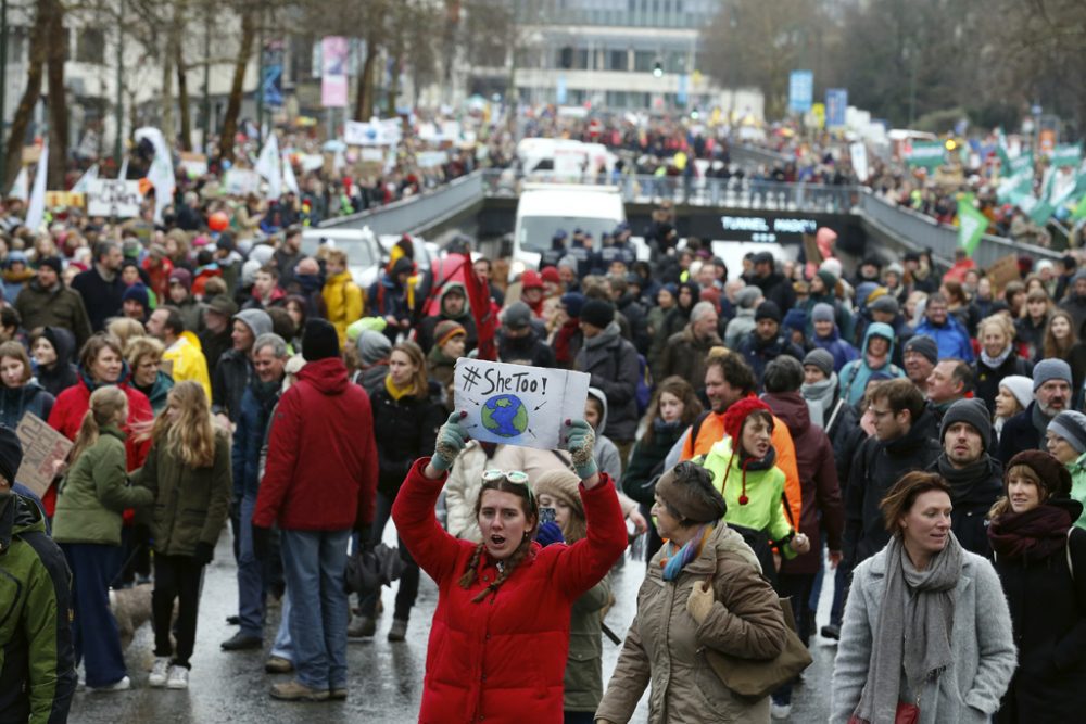 "Marsch für das Klima" in Brüssel