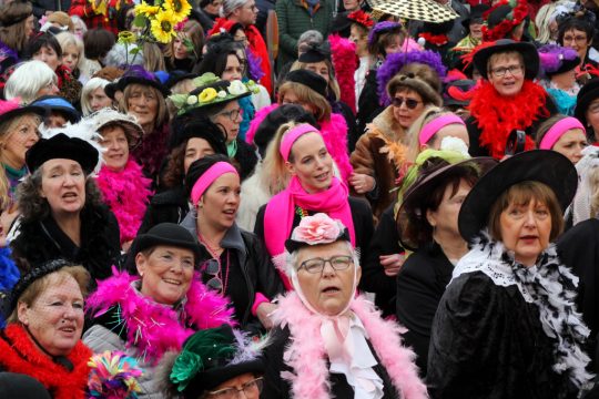 Altweiberdonnerstag Eupen 2019 (Bild: Julien Claessen/BRF)
