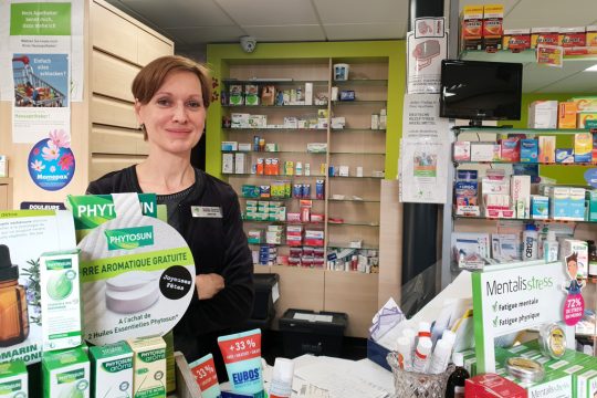 Apothekerin Nathalie Henrard (Bild: Lena Orban/BRF)