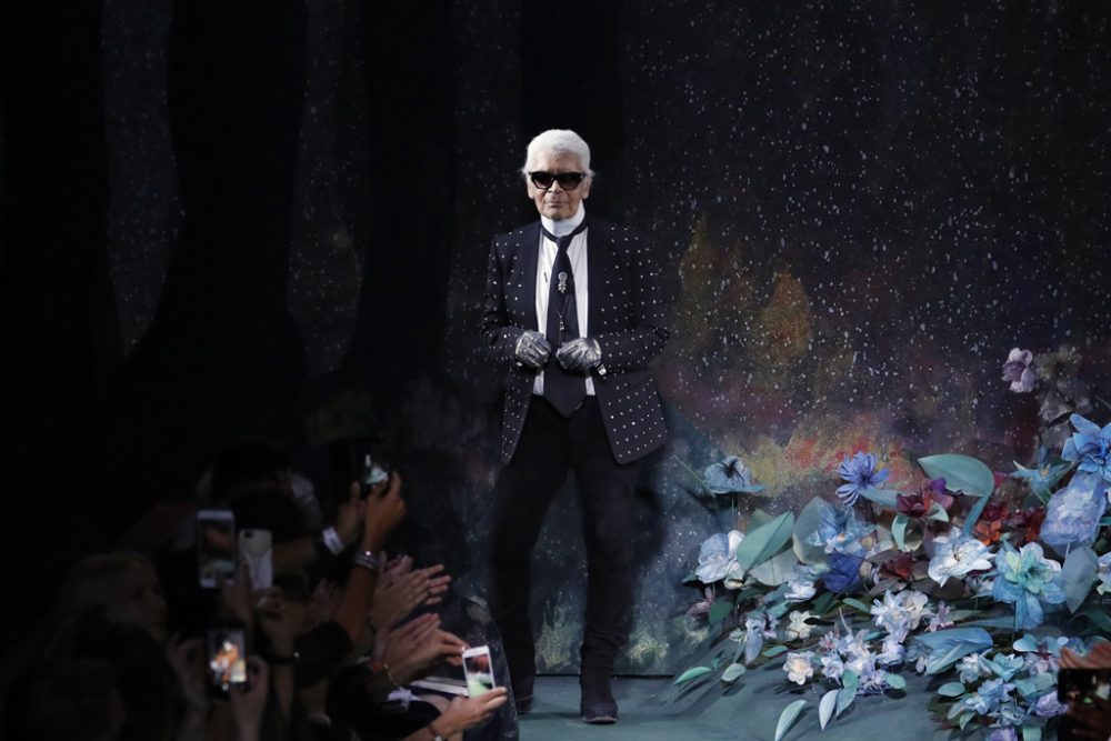 Karl Lagerfeld im Juli 2017 (Bild: Patrick Kovarik/AFP)