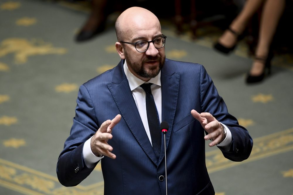 Premierminister Charles Michel in der Fragestunde der Kammer