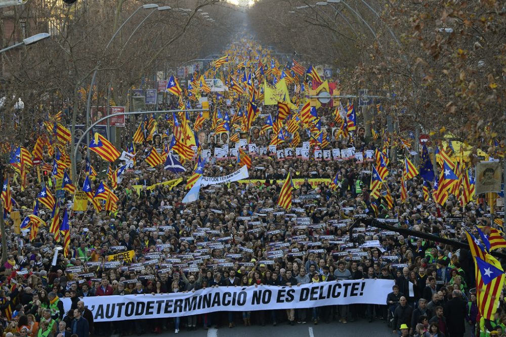 Demonstration in Barcelona