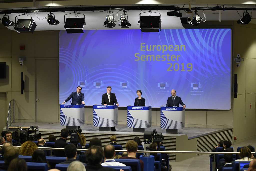 EU-Kommission stellt Wirtschaftsbericht vor