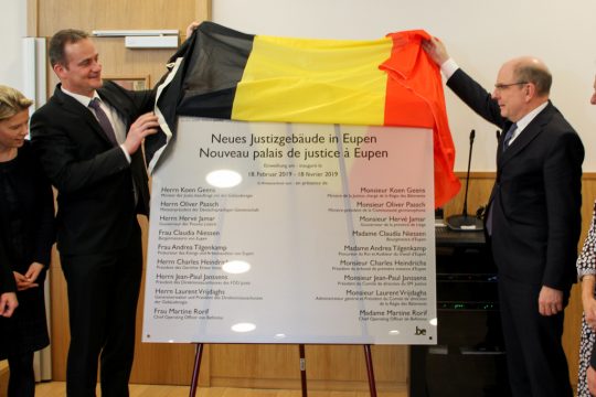 Eröffnung des Eupener Justizgebäudes (Bild: Julien Claessen/BRF)