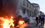 Ausschreitungen bei Gelbwesten-Protest in Paris (Bild: Mehdi Fedouach/AFP)